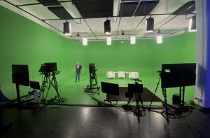 green screen prezentacja